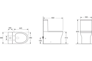 Бачок для унитаза Ceramica Nova Star CN1904-T - 2