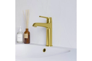 Смеситель для раковины RGW Shower Panels золото - 2