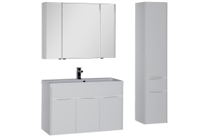 Шкаф-пенал Aquanet Латина 35 белый - 2