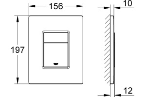 Кнопка смыва Grohe Skate Cosmopolitan 38859XG0 - 3