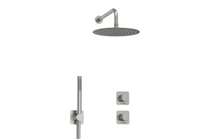 A6451.296.097.121.275.100.276  Встраиваемый комплект для душа с верхней душевой насадкой и лейкой