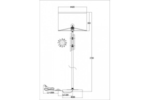 Торшер Maytoni Alloro MOD088FL-01BS - 3