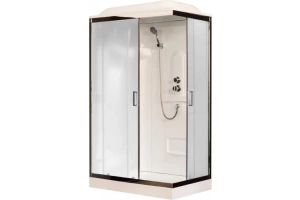 Душевая кабина Royal Bath HP 120х80 L профиль хром стекло матовое