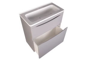Тумба под раковину Style Line Бергамо мини 70 Люкс Plus, серый (СС-00002312) - 3
