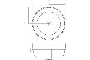 Акриловая ванна Abber AB9279MB 150x150 - 3