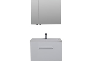 Зеркало-шкаф Aquanet Порто 80 белый - 3