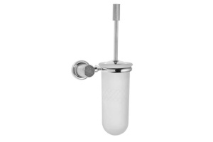 Ершик для унитаза настенный Boheme Royal Cristal хром черный