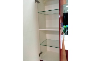 Шкаф-пенал Bellezza Берта подвесная 40 красный - 3