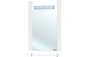 Зеркало Bellezza Берта подвесная 60 белое