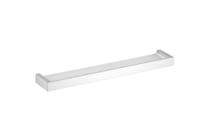 Полка в ванную стеклянная Timo Petruma хром