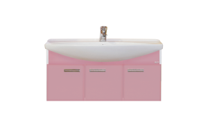 Джулия - 105 Тумба подвесная розовая