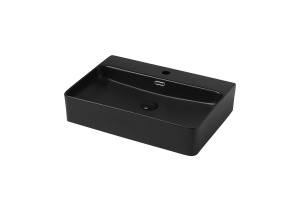 Раковина накладая ABBER Rechteck 61 черная матовая (AC2201MB)