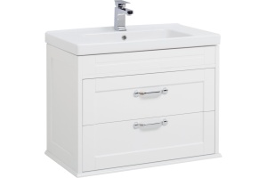 Тумба для комплекта Aquanet Денвер 80 белый глянец