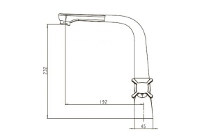 Смеситель Kaiser Cuatro 58033 для кухонной мойки - 2