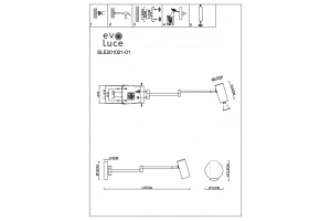 Бра EVOLUCE Zoom SLE201021-01 - 3
