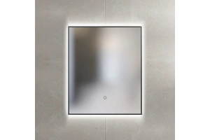 Зеркало Sanvit Панорама 60 с подсветкой черный