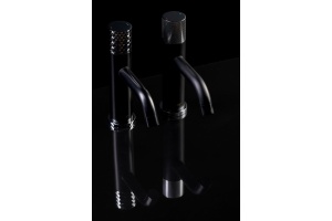 Смеситель для раковины низкий Boheme Stick черный матовый