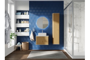 Тумба с раковиной STWORKI Ноттвиль 60 дуб верона, без выреза под смеситель - 2