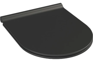 Сиденье для унитаза Boheme Nero черное матовое с микролифтом