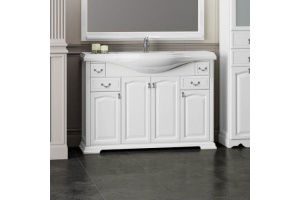 Мебель для ванной Opadiris Риспекто 120 белая матовая - 2