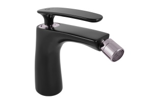Смеситель для биде Rav Slezak Tigris черный матовый - хром