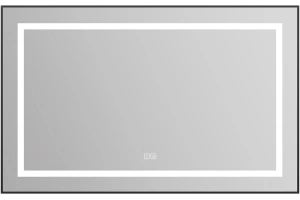 Зеркало BelBagno Kraft 88.5х68.5 с подсветкой, подогревом, черное (SPC-KRAFT-1085-685-TCH-WARM-NERO)