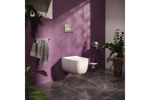 Система инсталляции для унитазов Berges Wasserhaus Novum с кнопкой смыва, хром глянец 040243 - 2