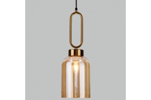 Подвесной светильник Eurosvet Flou 50229/1 янтарный