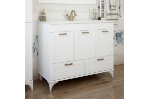 Тумба для комплекта Sanflor Ванесса 105 напольная, белая