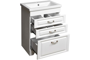 Тумба под раковину Stella Polar Кармела Сомо 60 белый - 3