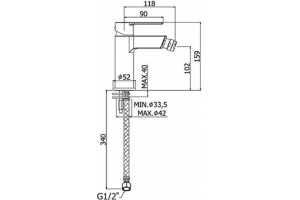 Смеситель Paffoni Ringo RIN131NO для биде - 2