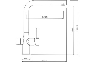 Смеситель Iddis Pure PURSBFLi05 для кухонной мойки - 3
