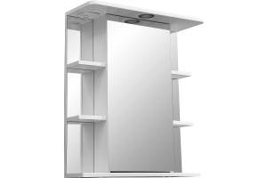 Зеркало-шкаф Stella Polar Концепт Лаура 60 R с подсветкой белый - 2