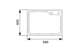 Мойка кухонная Kaiser KSM-5843 - 2