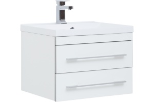 Тумба с раковиной Aquanet Верона 58 подвесная белая - 3