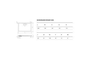 Поддон для душа EXCELLENT Lavano 140x90 серый - 3