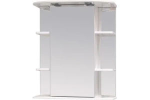 Зеркало-шкаф Onika Глория 65 R с подсветкой, белый (206507)