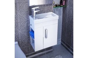 Тумба для комплекта IDDIS Torr 40 L, подвесная, белая