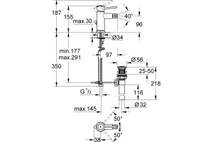 Смеситель Grohe BauClassic 32864000 для биде - 2