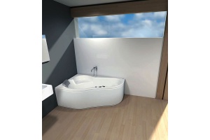 Акриловая ванна Santek Ибица 150x100 см (1.WH11.2.034) - 3