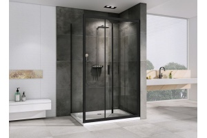 Душевой уголок Abber Sonnenstrand 90x80 профиль черный (AG07090B-S80B) - 3