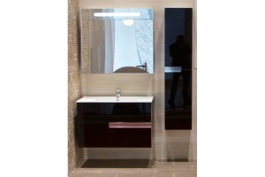 Мебель для ванной Roca Victoria Nord Black Edition 80 черная - 2