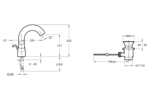 Смеситель Jacob Delafon Talan E10085RU-CP для раковины - 2
