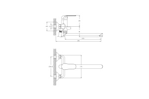 Смеситель для ванны RUSH Fiji (FI1835-51) - 2