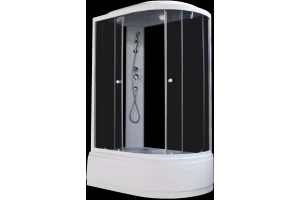 Душевая кабина Parly Classic 120х80 левая хром стекло тонированное