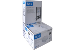 Комплект Roca Victoria ПЭК 893100000 инсталляция + унитаз + сиденье+ кнопка - 2
