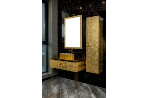 Столешница под раковину Armadi Art NeoArt 100 золото - 2