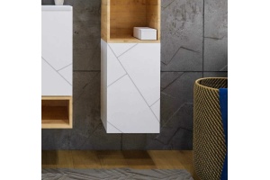 Шкаф-пенал Бриклаер Кристалл 60 белый (4627125416019) - 2