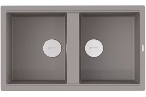 Мойка кухонная Omoikiri Kitagawa Artceramic/Leningrad grey (4993491)