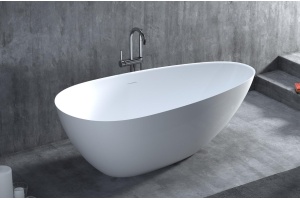 Ванна из искусственного камня Salini Paola 160x77 101611G S-Sense, глянцевый